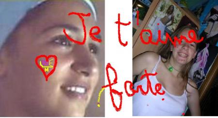 c'est ma belllllllle justine et mary ma soeur