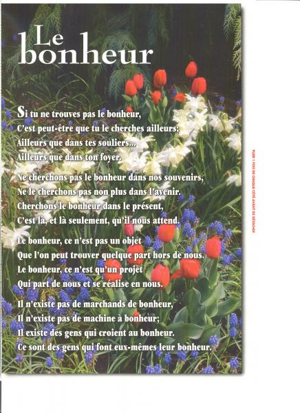 c'est  le bonheur